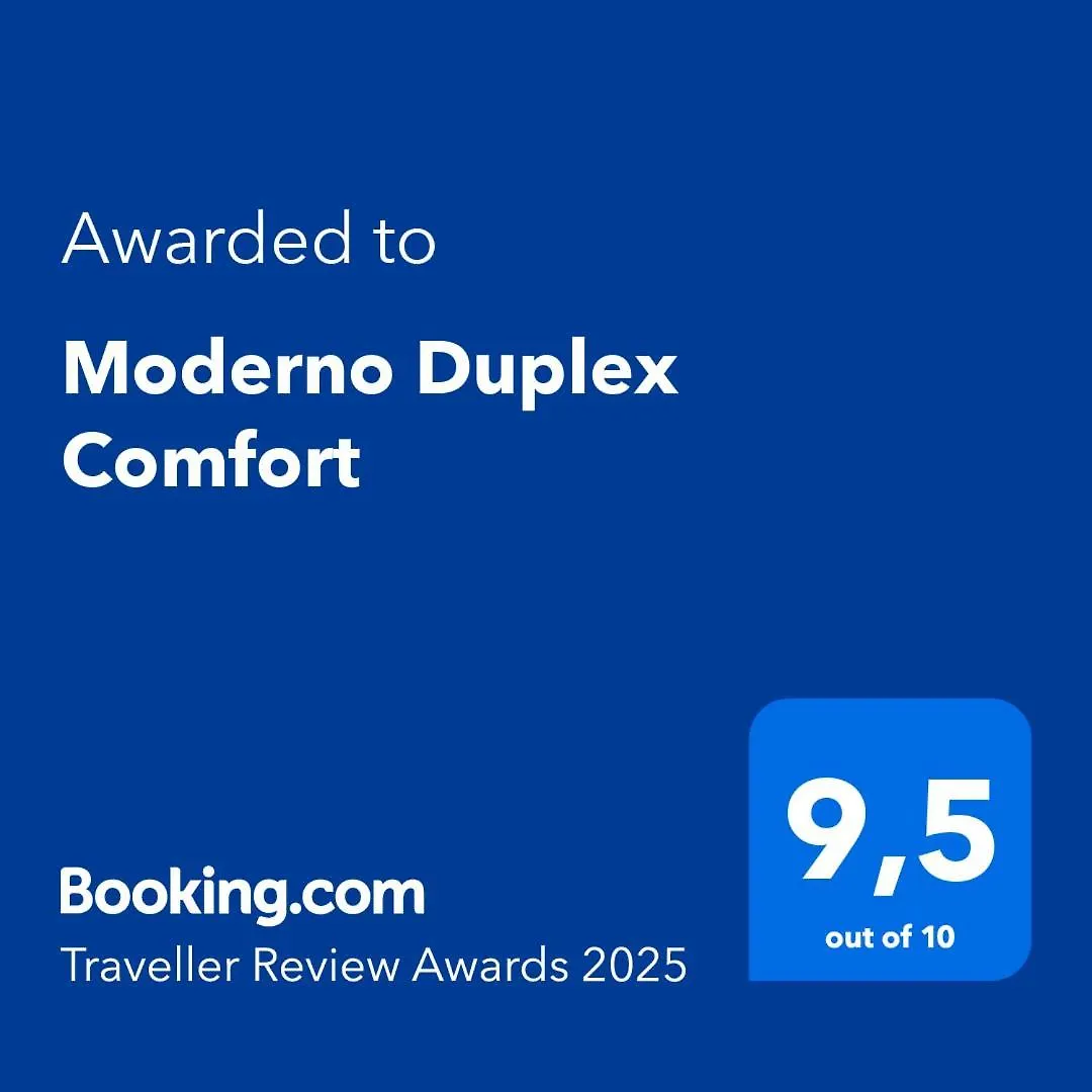 Moderno Duplex Comfort Roses Apartment